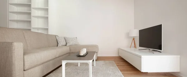 Lateral bild av en minimal levande — Stockfoto