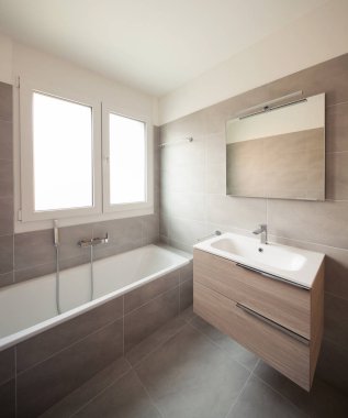 Boş daire, boş alanlarda ve beyaz duvarlar