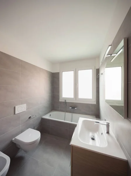 Modern lägenhet, toalett — Stockfoto