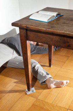 ahşap masa iç Oda,