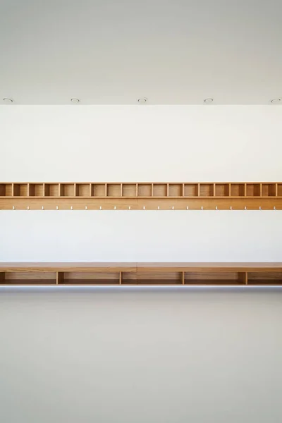 New Architecture Interior Modern School Locker Room — Stock Photo, Image