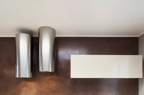 Interior, dois capuzes do fogão — Fotografia de Stock