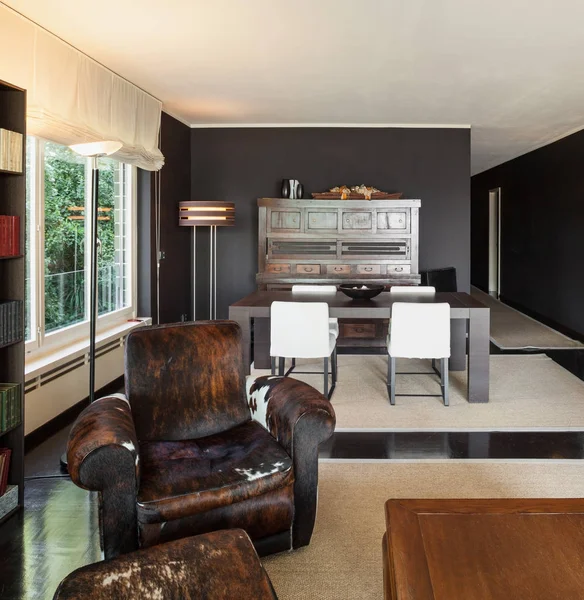 Interiér, komfortní obývací pokoj — Stock fotografie