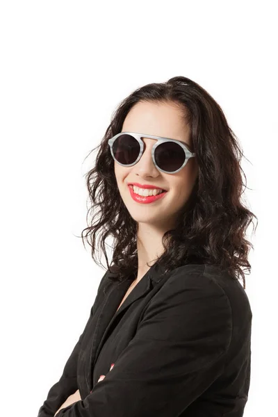 Mujer joven en el estudio — Foto de Stock