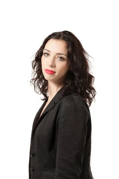 Young woman in studio — Stock Photo, Image