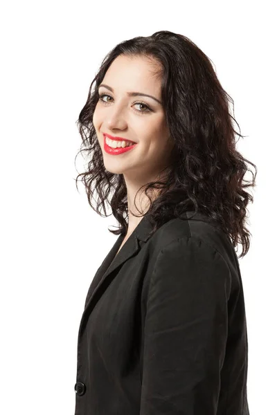 Young woman in studio — Stock Photo, Image