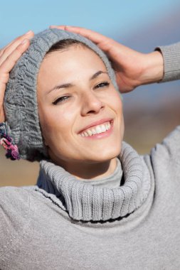 güzel bir kadının yakın çekim