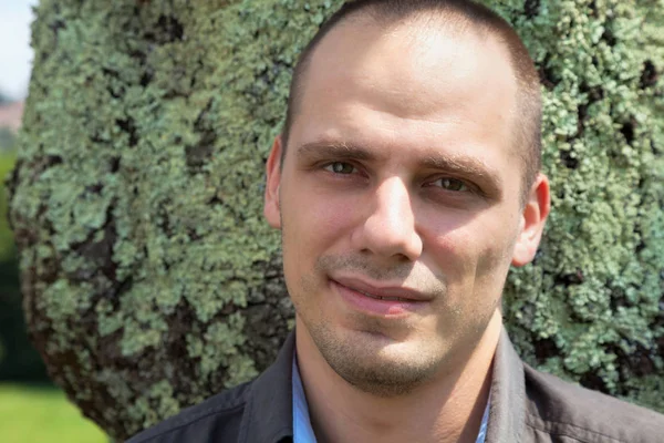 Portrait of a man, outdoors — Stock Photo, Image