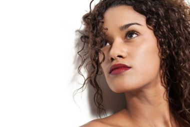 portre Studio güzel bir kız