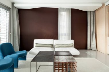 Lüks daire, rahat oturma odası