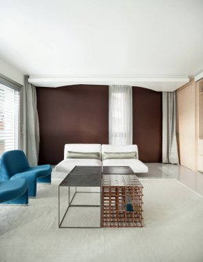 Lüks daire, rahat oturma odası