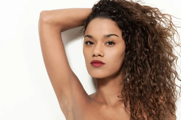 portre Studio güzel bir kız