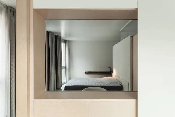 İç, modern yatak odası — Stok fotoğraf