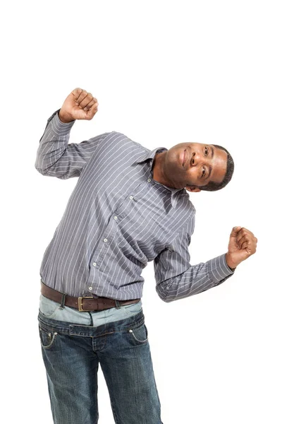 Portrait of handsome black man — Stock Photo, Image