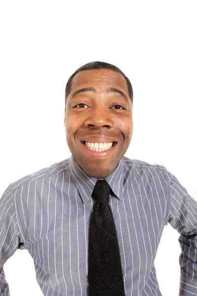 Portrait of handsome black man — Stock Photo, Image