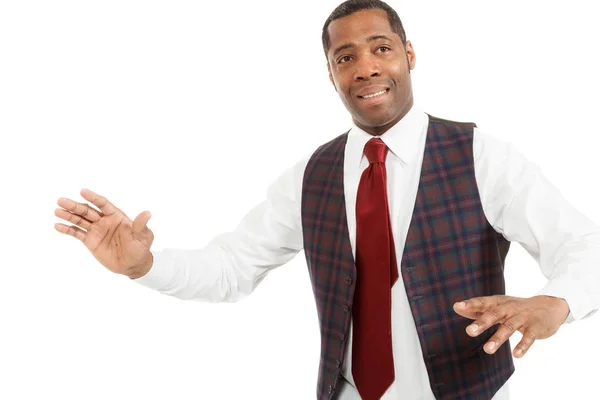 Portrait of handsome black man — Stock Photo, Image