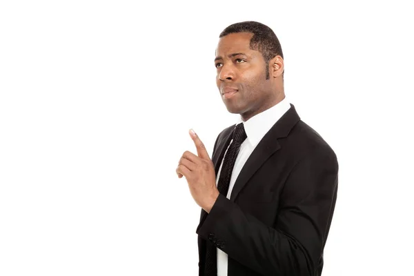 Portrait of handsome black man — Stock Photo, Image