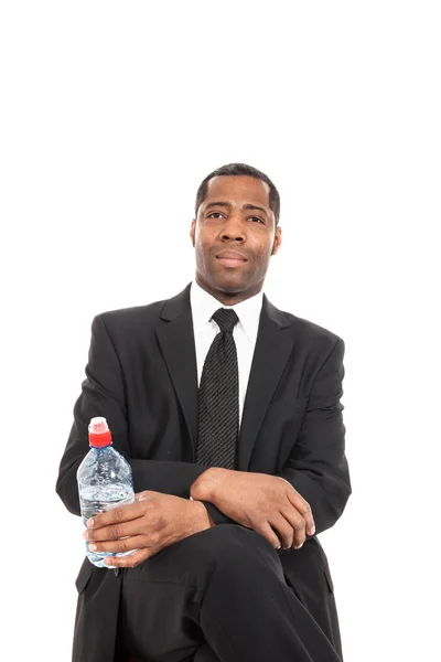 Portrait of handsome black man — Stock Photo, Image