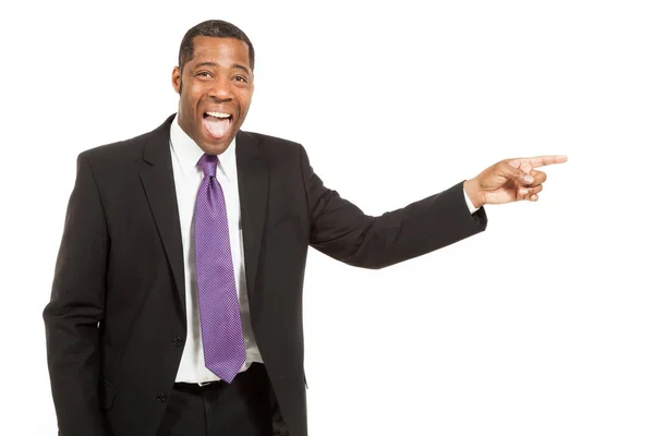 Portrait of handsome black man — Stock Photo, Image