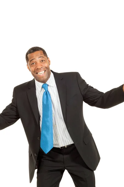 Portrait of handsome black man — Stock Photo, Image