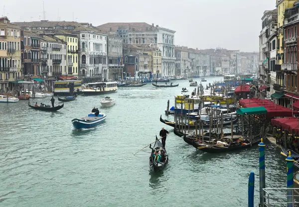 มุมมองของ Grand Canal of Venice, อิตาลี — ภาพถ่ายสต็อก