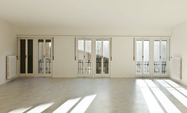 Tarihi merkez, içeride kimse yok boş daire kaplandı