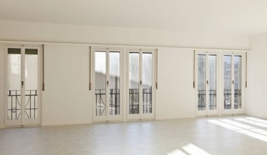 Tarihi merkez, içeride kimse yok boş daire kaplandı