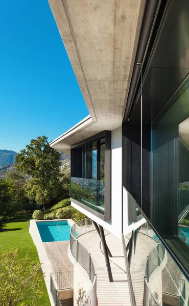 Architektur, moderne Villa — Stockfoto