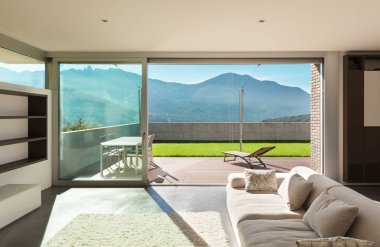 İç modern house, oturma odası