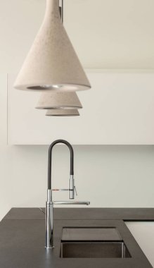 İç modern ev, mutfak