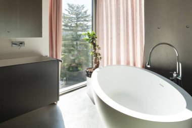 Modern ev, iç mekan, banyo