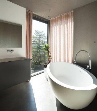 Modern ev, iç mekan, banyo