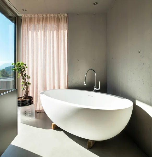 現代家、インテリア、浴室 — ストック写真