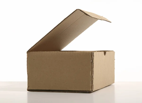 A packing box over white background — Stock Photo, Image