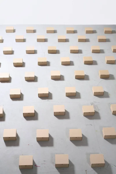 Kutuları geometri ambalaj — Stok fotoğraf