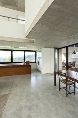 Modern çimento evde