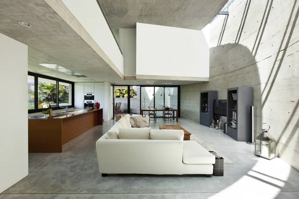 Modern huis in cement — Stockfoto