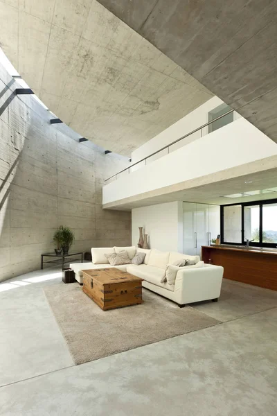 Modernt hus i cement — Stockfoto
