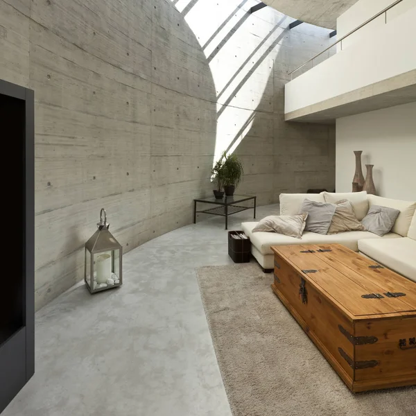 Modern huis in cement — Stockfoto