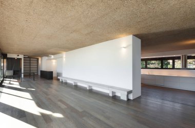 Ev, boş oda ile parke zemin