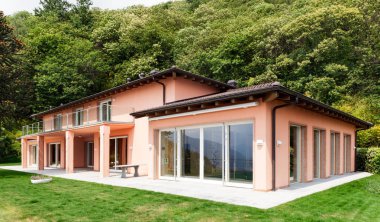 Güzel villa, açık havada