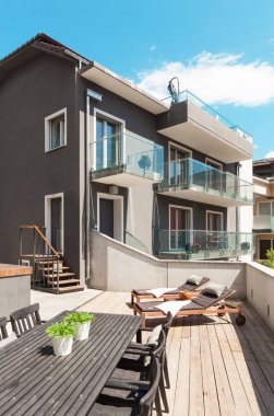 Modern ev güzel Teras