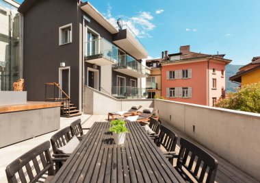 Modern ev güzel Teras