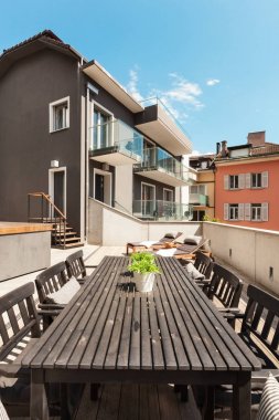 Modern ev güzel Teras