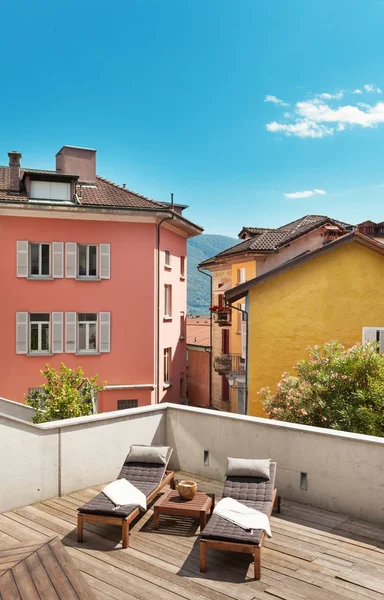 House, nice terrace — Stock Photo, Image