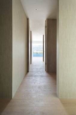 İç, modern bina, koridor