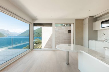 Güzel modern ev, mutfak