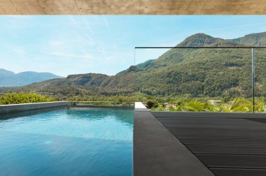 Yüzme Havuzu, modern bir ev