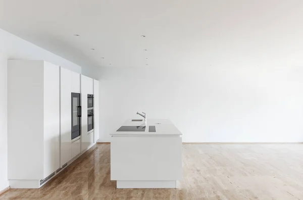 Weiße Küche — Stockfoto
