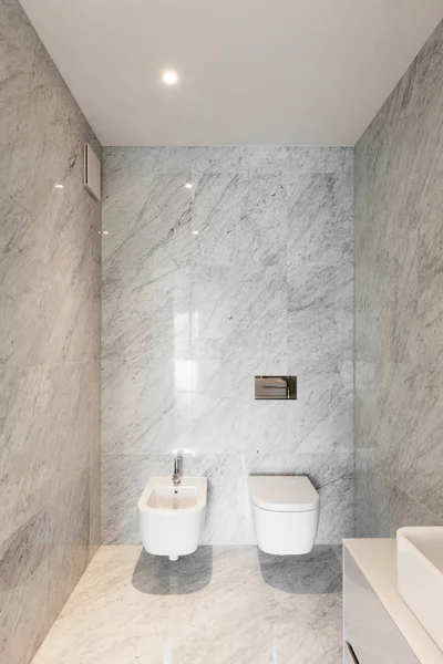 Belle salle de bain marbre — Photo